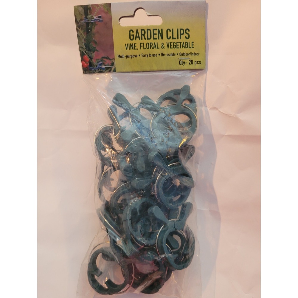 Garden Clips Green 2012 20 pcs New
